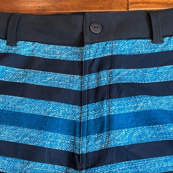 The North Face Men’s Blue Striped Drawstring Boardshorts - Picture 3 of 10